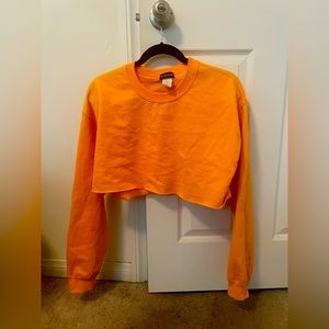 Pretty little things cropped sweatshirt